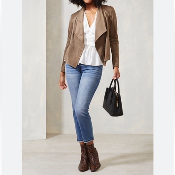 Dynamite Faux Suede Light Jacket - Picture 11 of 12